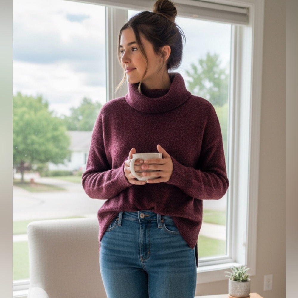 Nanette Lepore wool blend turtleneck sweater